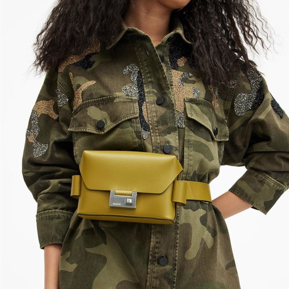 All Saints Frankie 3-in-1 leather crossbody bag - Picture 2 of 16